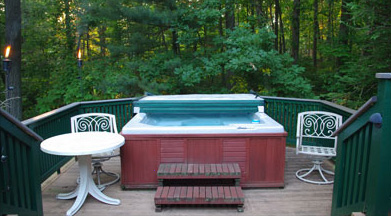 Water Jetting Hot Tub